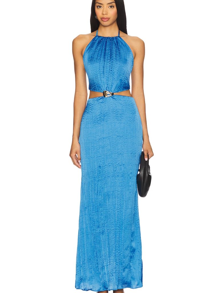 Baobab Lexi Dress Size Xs Zircone Blue